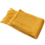 Nordic solid sofa knitted blanket