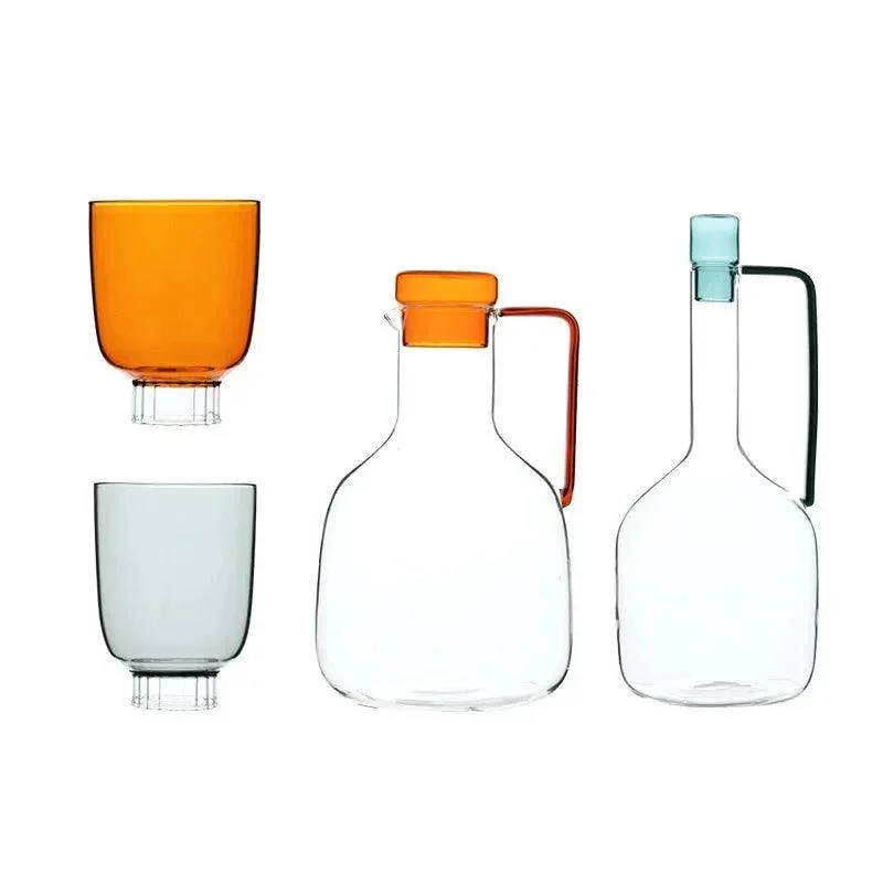 Nordic Style Coloured Glass Jug Set 445235