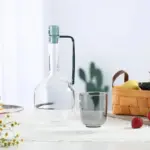 Nordic style coloured glass jug set