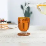 Nordic style coloured glass jug set