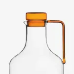 Nordic style coloured glass jug set
