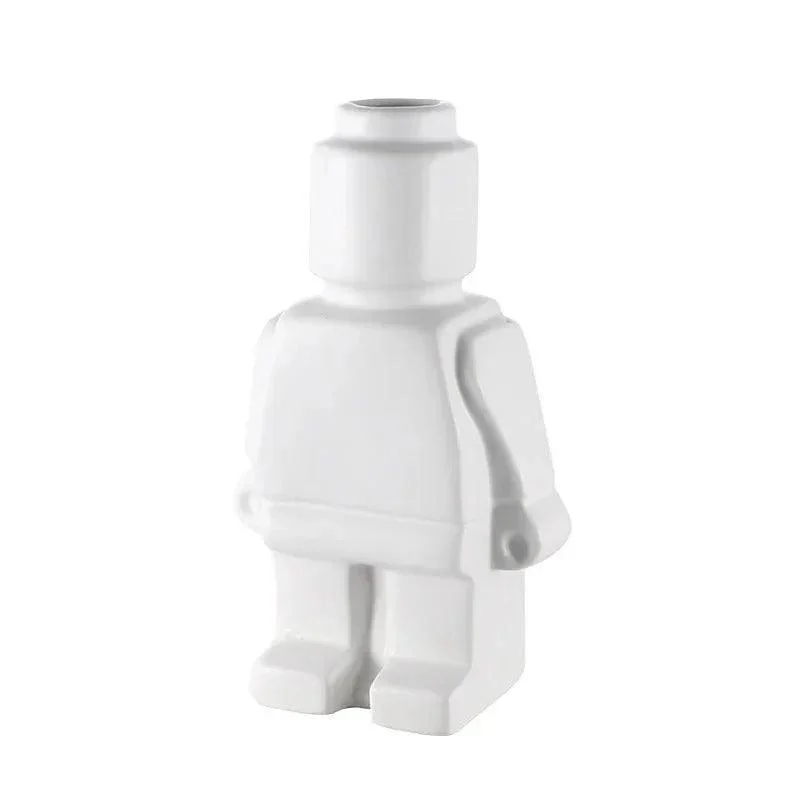 Nordic Style Minimal Ceramic Robot Vase 457923