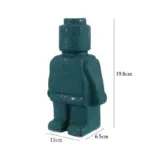 Nordic style minimal ceramic robot vase