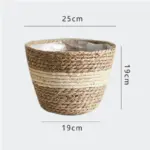 Nordic woven flower plant basket