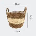 Nordic woven flower plant basket