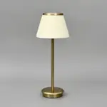 Nordicglanz kabellose kupfer tischlampe skandinavisches design wiederaufladbar xlumina
