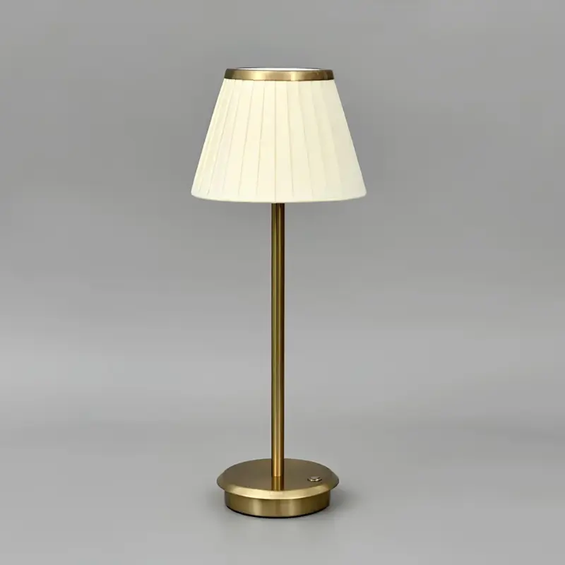 Nordicglanz kabellose kupfer tischlampe skandinavisches design wiederaufladbar xlumina
