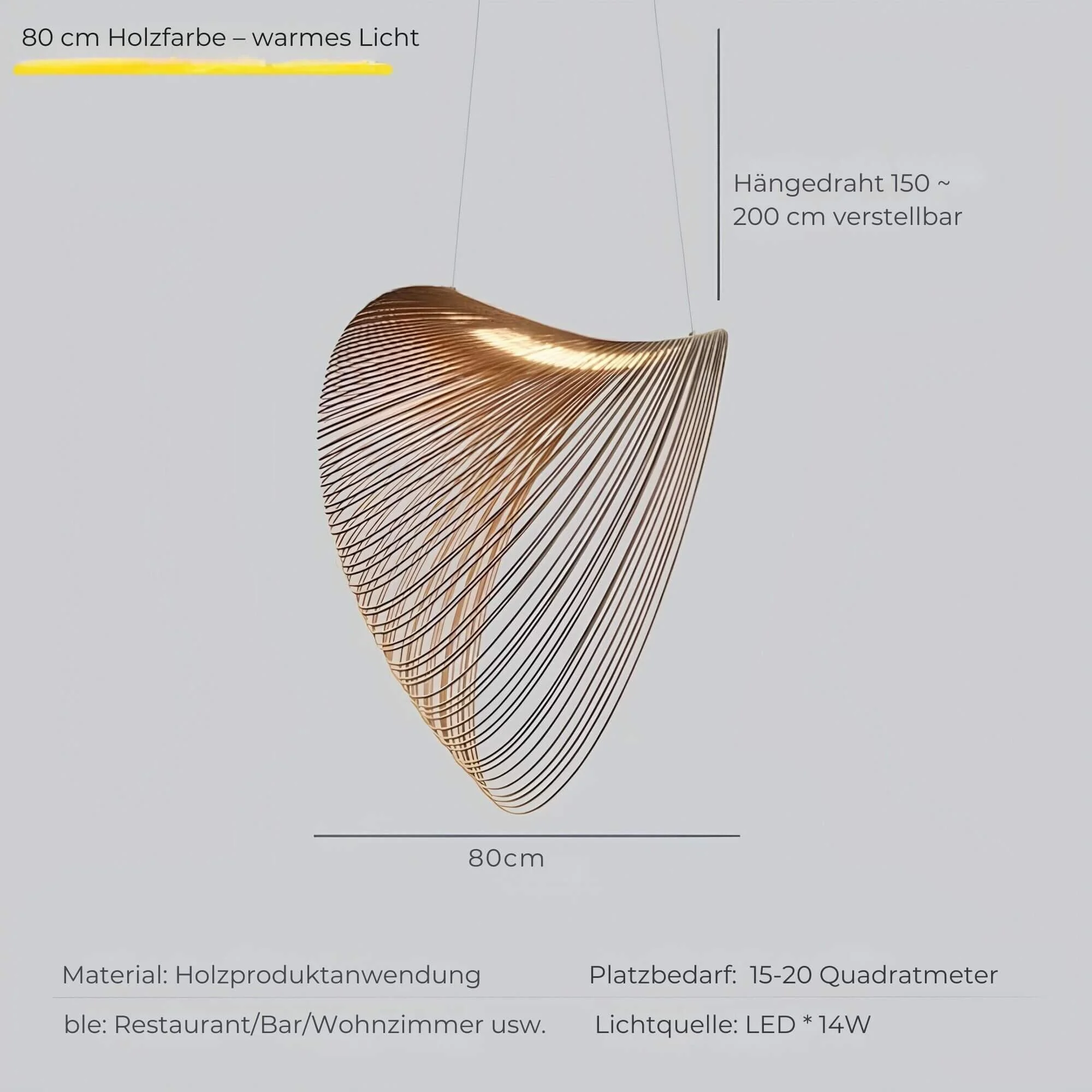 Nordicluminaire Skandinavische Kronleuchter Deckenleuchte 6 Arme Metallglas E27 Xluminia9