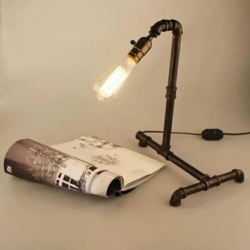 Nostalgialight retro tischlampe led wohnzimmer schlafzimmer beleuchtung xluminia