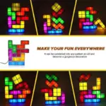 Novelty 3d buildable puzzle night light