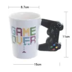 Novelty ceramic gamers coffee cup