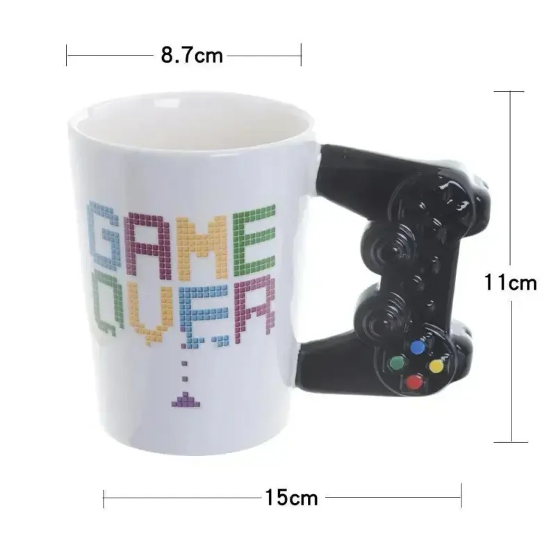 Novelty ceramic gamers coffee cup