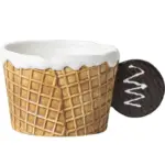 Novelty cookie shape mug plate set