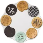 Novelty cookie shape mug plate set