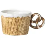 Novelty cookie shape mug plate set