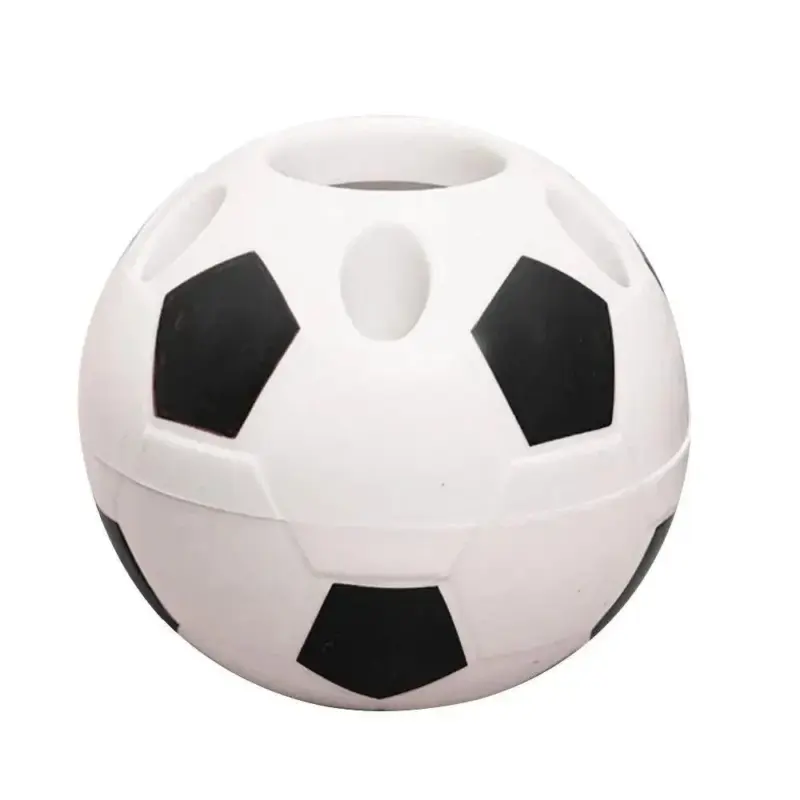Novelty football shaped desktop organiser