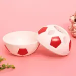 Novelty football shaped desktop organiser