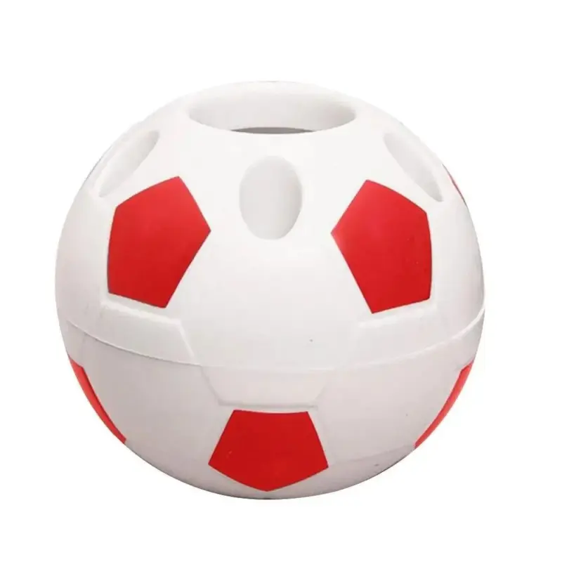 Novelty football shaped desktop organiser