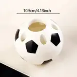 Novelty football shaped desktop organiser