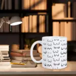 Novelty funny boobs ceramic coffee mug