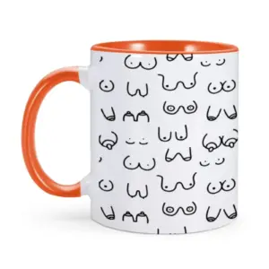 Novelty Funny Boobs Ceramic Coffee Mug