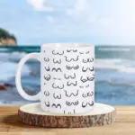 Novelty funny boobs ceramic coffee mug