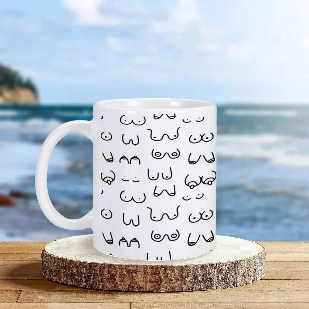 Novelty Funny Boobs Ceramic Coffee Mug 998760