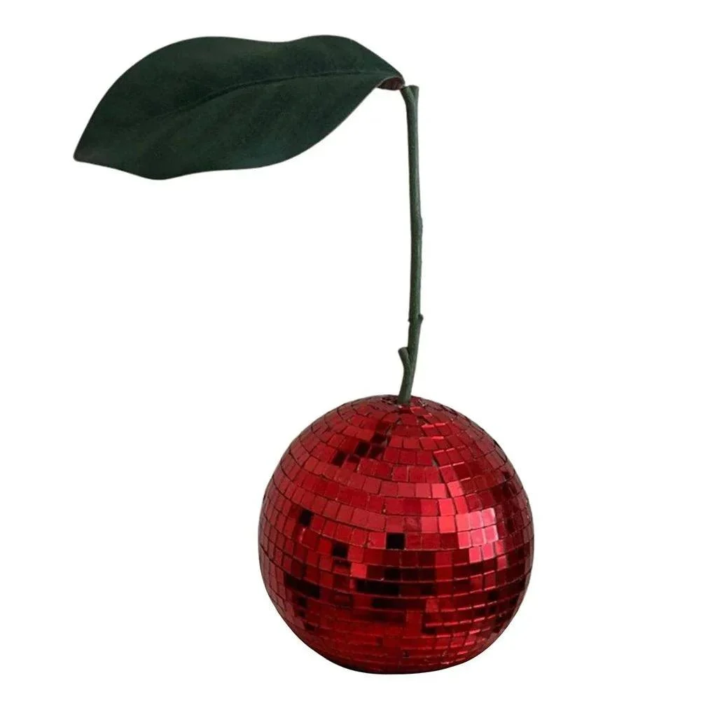 Novelty Glass Cherry Shape Disco Ball 728135