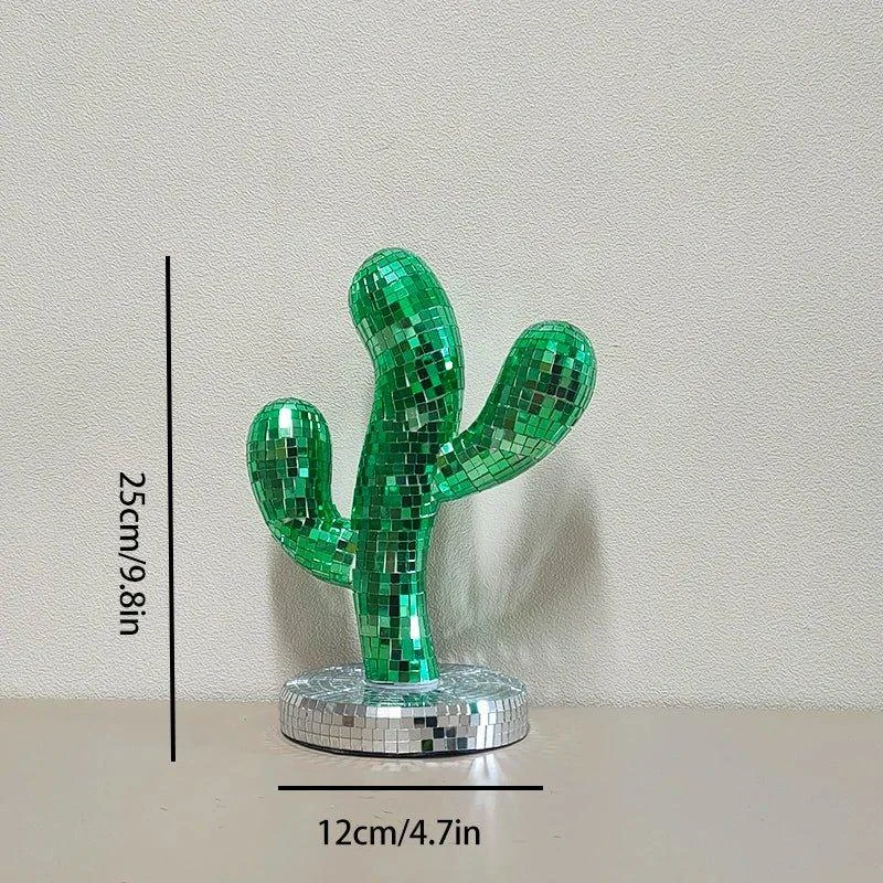 Novelty Green Disco Ball Cactus Decoration 990385