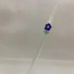 Novelty heart shape glass drinking straw