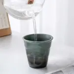 Novelty wonky ceramic coffee mug