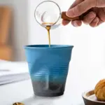 Novelty wonky ceramic coffee mug