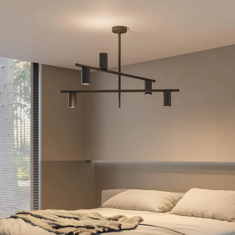 Nyxia luxuriose led hangelampe gold schwarz warmweiss modern wohnzimmer xluminia