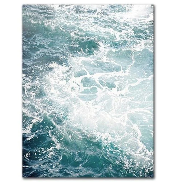 Ocean Wave Landscapes Canvas Painting Seascape Nordic Posters And Prints Home Decoration Living Room Wall Art Pictures Unframed 374277