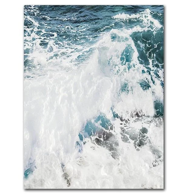 Ocean Wave Landscapes Canvas Painting Seascape Nordic Posters And Prints Home Decoration Living Room Wall Art Pictures Unframed 503510