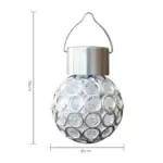 Orbeclipse wasserdichte hohlkugellampe 50cm outdoor lampe garten terrasse wetterfest xlumina8