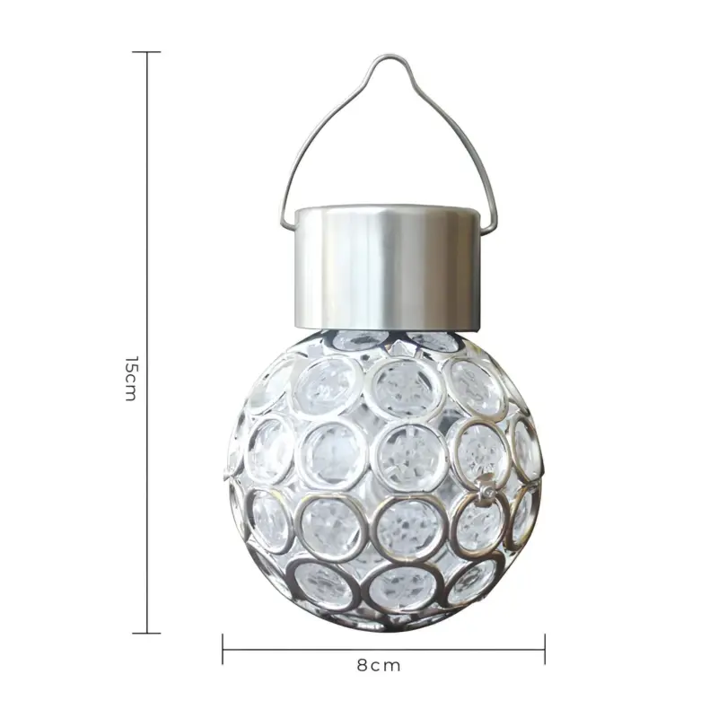 Orbeclipse wasserdichte hohlkugellampe 50cm outdoor lampe garten terrasse wetterfest xlumina8