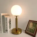 Orbglow glastischlampe tischlampe elegantes design warmes licht wohnzimmer schlafzimmer xlumina11