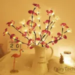 Orchid branch led fairy light garland