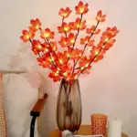 Orchid branch led fairy light garland