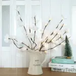 Orchid branch led fairy light garland