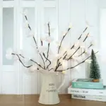 Orchid branch led fairy light garland