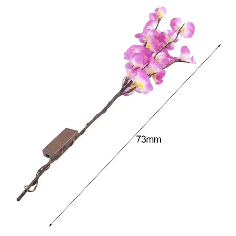 Orchid branch led fairy light garland
