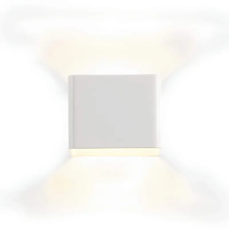 Orr moderne vierkant wandlampe schwarz weiss gruen schlafzimmer led wandleuchte aluminium acryl xlumina3