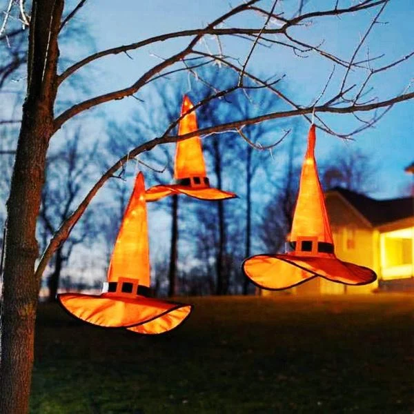 Outdoor Halloween Decoration Glowing Hats Holiday Decor Apparel Dailysale 511252