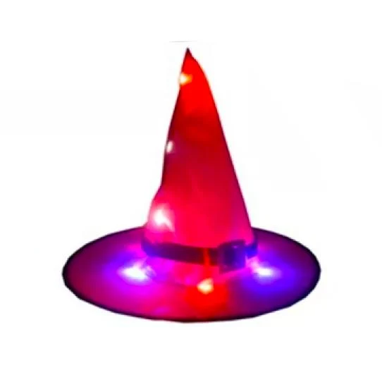 Outdoor Halloween Decoration Glowing Hats Holiday Decor Apparel Red 1 Pack Dailysale 519957