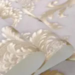 Ovoin Wallpaper Khaki Antique Gold Damask Wallpaper For Living Room or Bedroom Waterproof PVC Wall Paper 291cf3e1 4f06 42d8 a16a 4bf2978ddf99