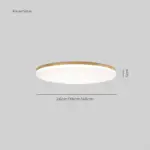 Ozawa led deckenlampe holz metall wohnzimmer schlafzimmer esszimmer xlumina6