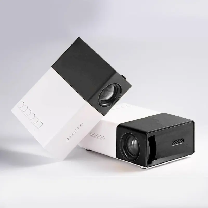 PF1GYG300 Pro LED Mini Projector Supports 1080P HDMI compatible USB Audio Portable Home Media Video Player