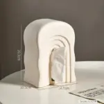 Pastel abstract tissue box